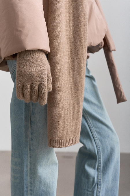 Перчатки с шерстью