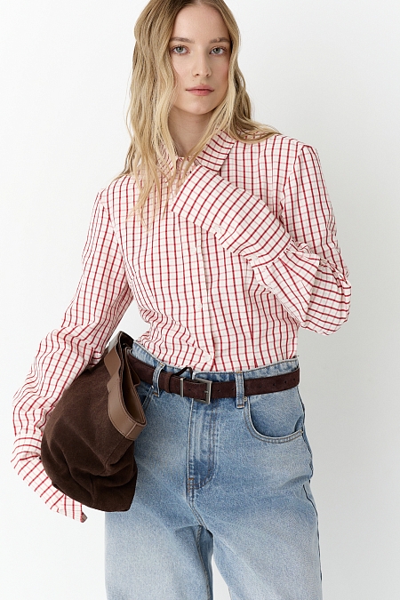 Ремень базовый из натуральной замши