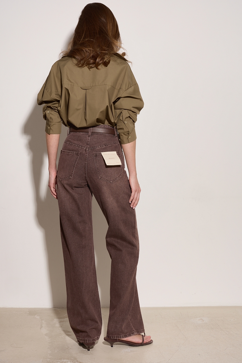 Джинсы DENIM CAPSULE coffee tint
