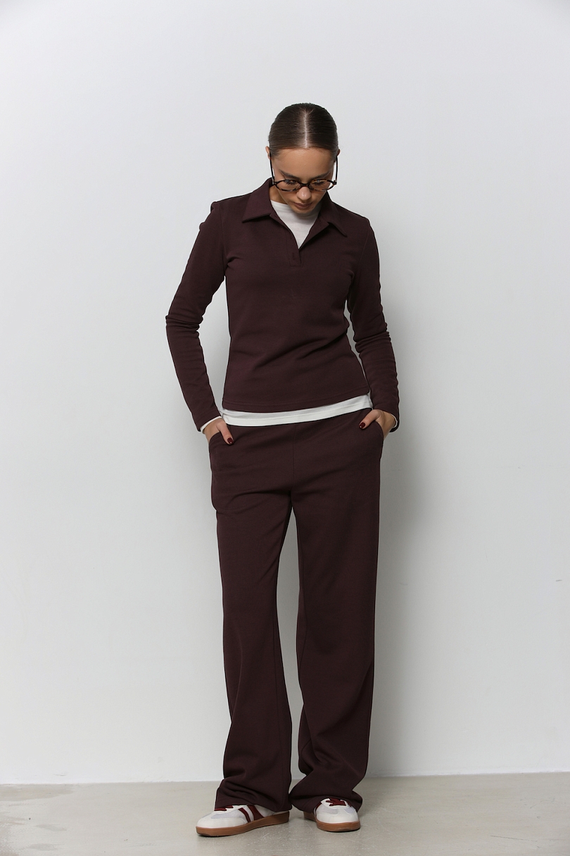 Брюки свободного кроя