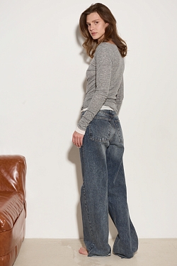 Джинсы с заниженной талией tint