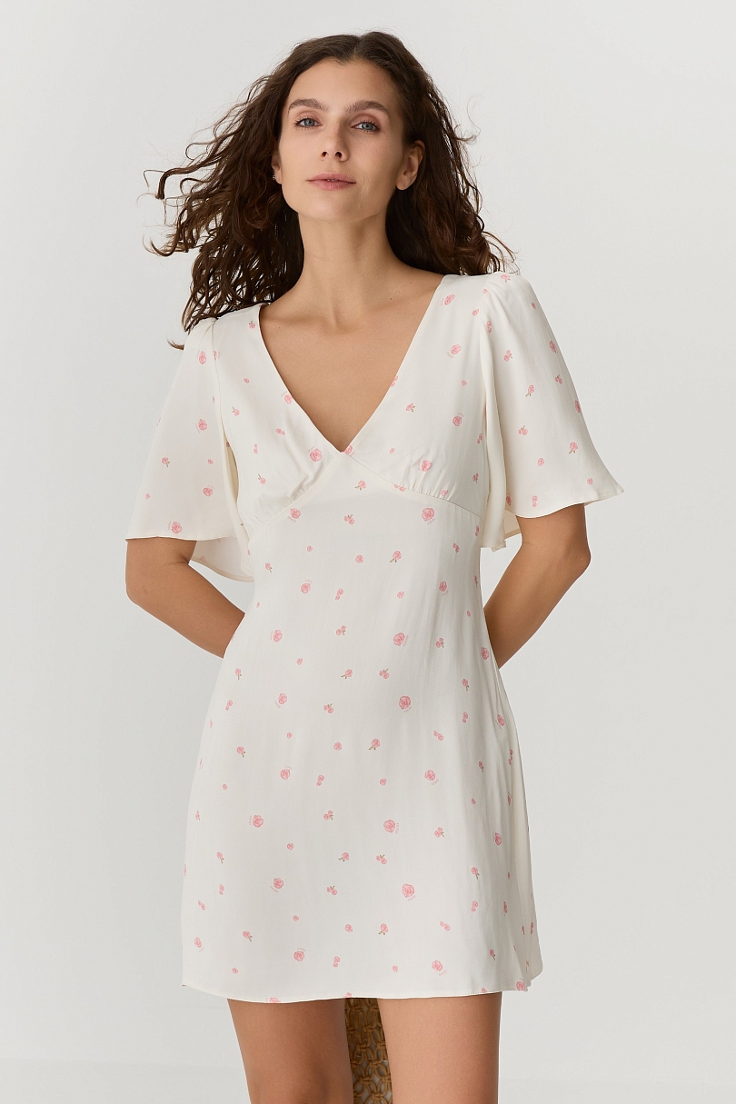 Платье мини fleur