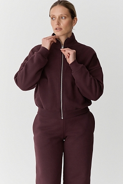 Толстовка на молнии утепленная