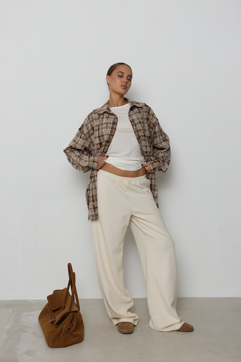 Брюки свободного кроя