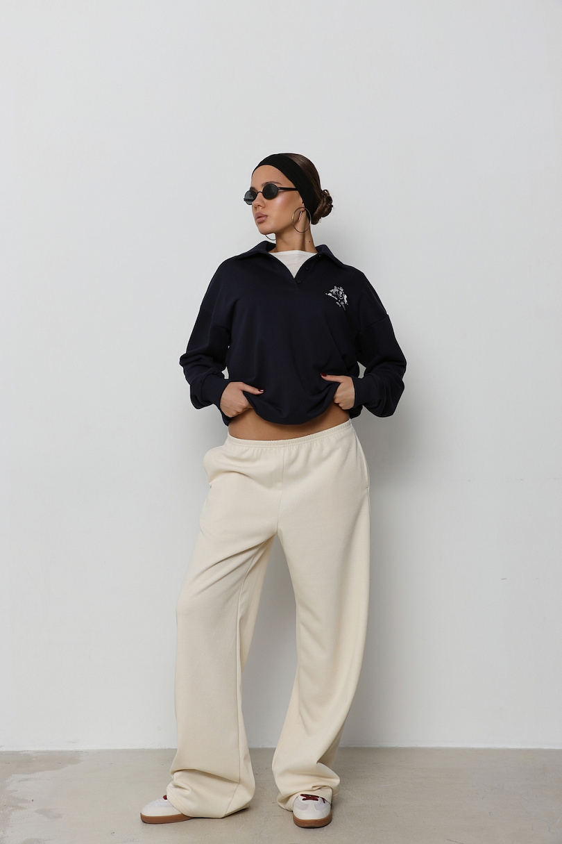 Брюки свободного кроя