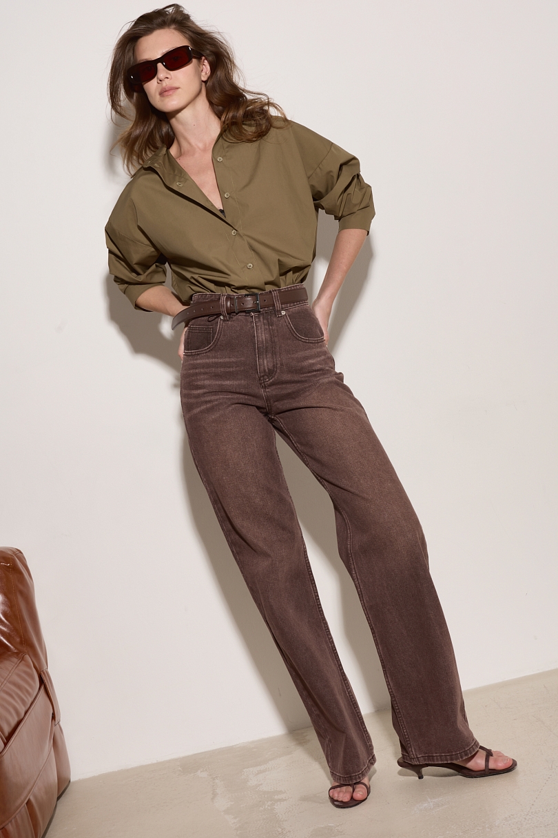 Джинсы DENIM CAPSULE coffee tint