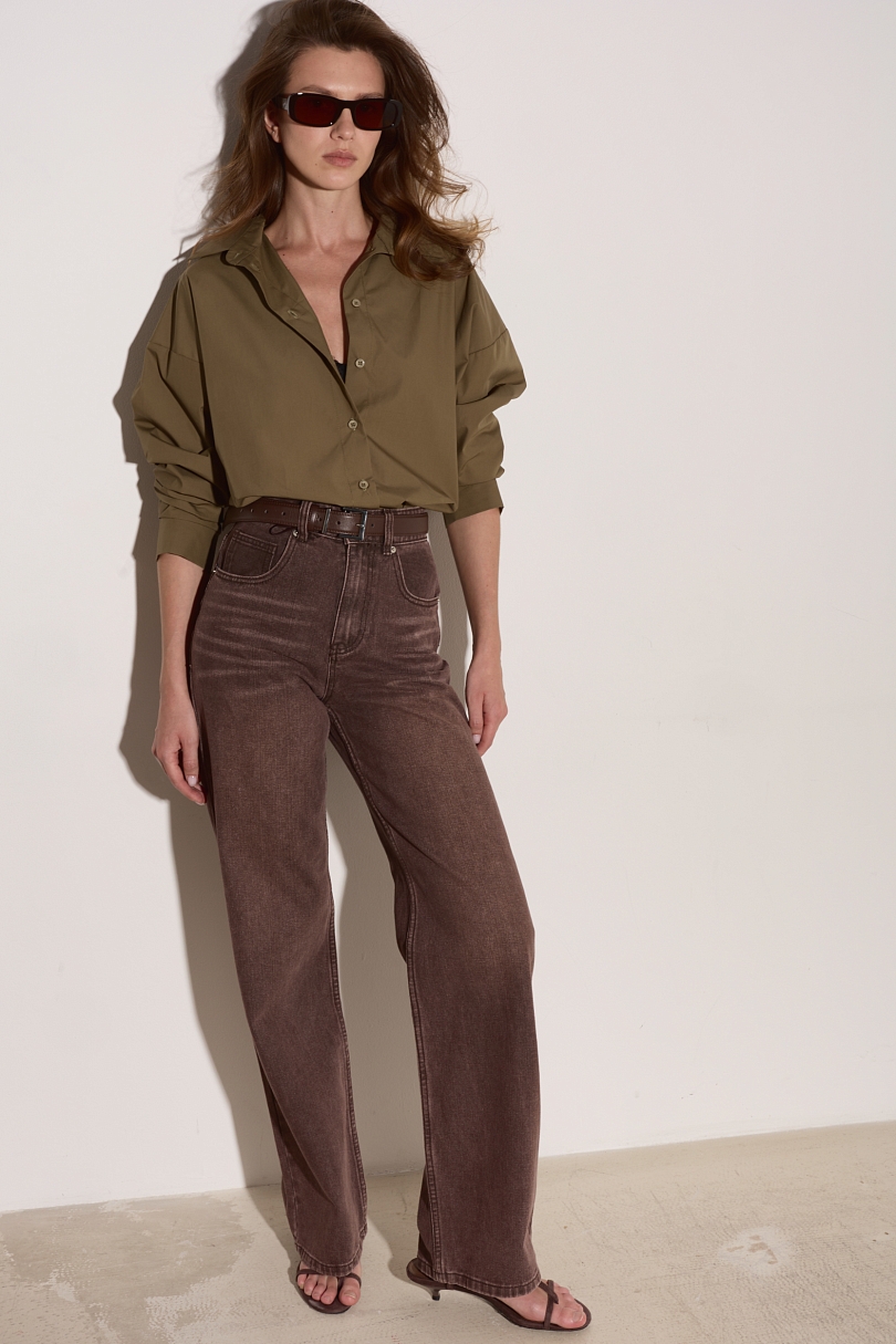 Джинсы DENIM CAPSULE coffee tint