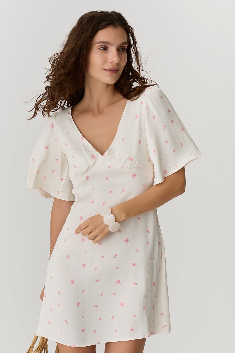 Платье мини fleur