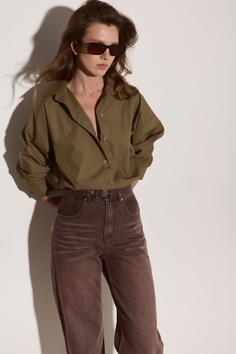 Джинсы DENIM CAPSULE coffee tint