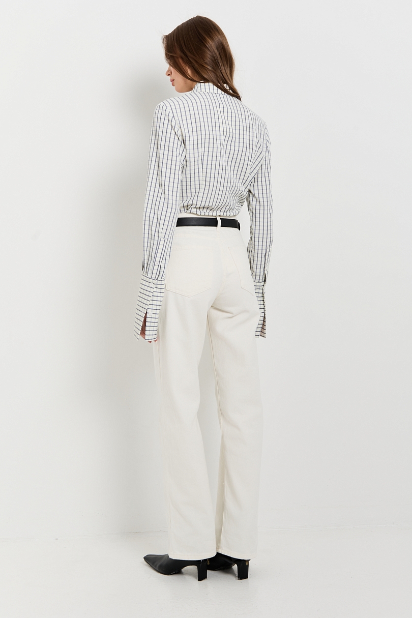 Джинсы прямого кроя