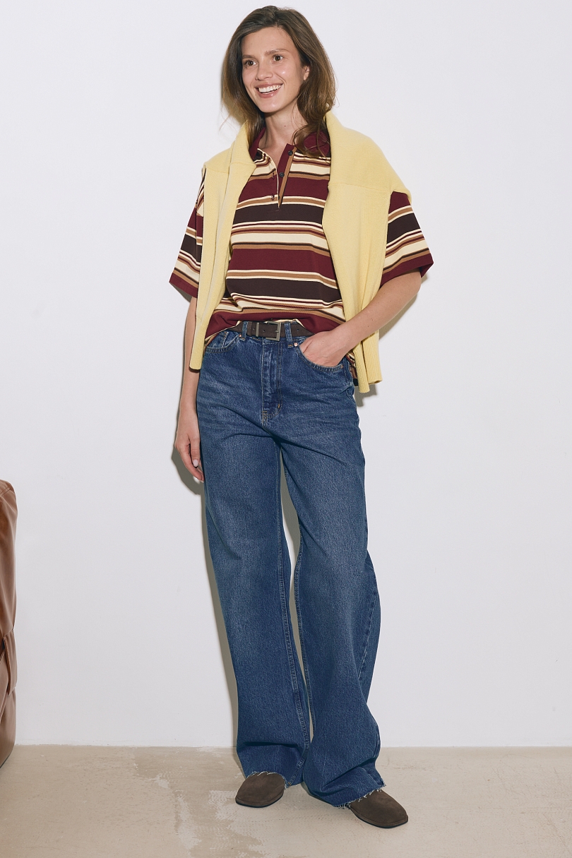 Джинсы с заниженной талией tint