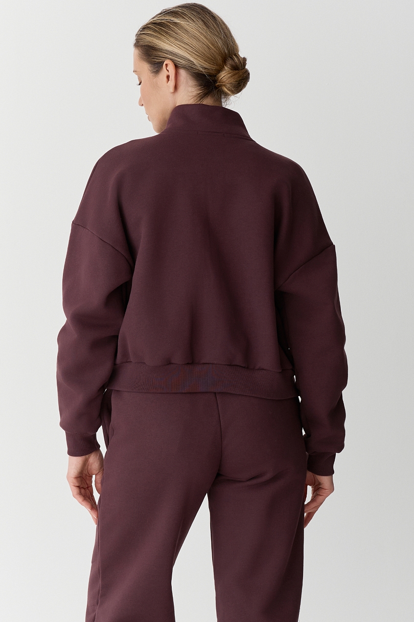 Толстовка на молнии утепленная