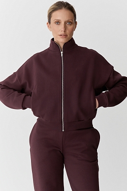 Толстовка на молнии утепленная