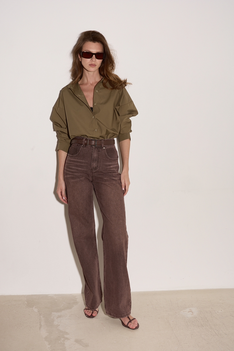 Джинсы DENIM CAPSULE coffee tint